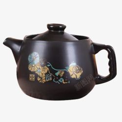 煮茶壶壶型中药罐高清图片