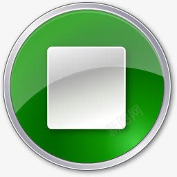 绿色的stop按钮图标png_新图网 https://ixintu.com sto 停止