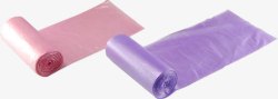 粉紫色垃圾袋海报素材