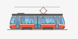 汽车开门卡通电车高清图片