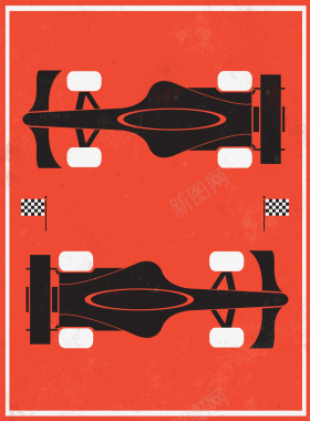 F53307赛车F1海报背景矢量图背景
