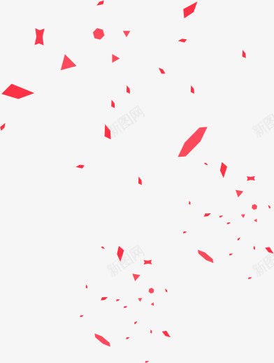 扁平风格创意合成红色扁平形状png免抠素材_新图网 https://ixintu.com 创意 合成 形状 扁平 红色 风格