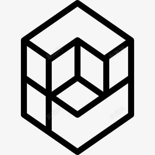 立方体图标png_新图网 https://ixintu.com 人物 几何 图形 工具和用具 形状 界面 立方体 视角