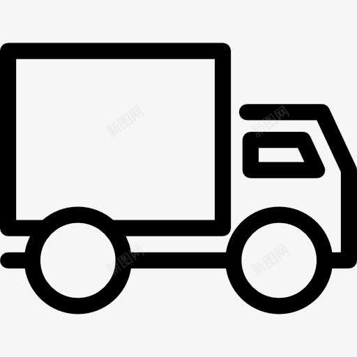 卡车朝右图标png_新图网 https://ixintu.com 卡车 货运卡车 运输