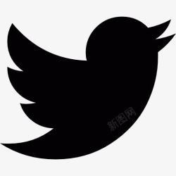 推特鸟按钮推特标志图标高清图片