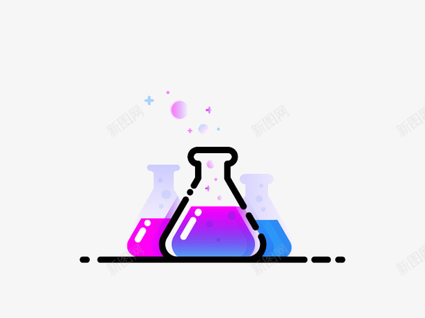 卡通化学瓶png免抠素材_新图网 https://ixintu.com 化学 化学瓶 卡通 可爱 瓶子 管口瓶