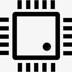 微处理器计算机处理器图标高清图片
