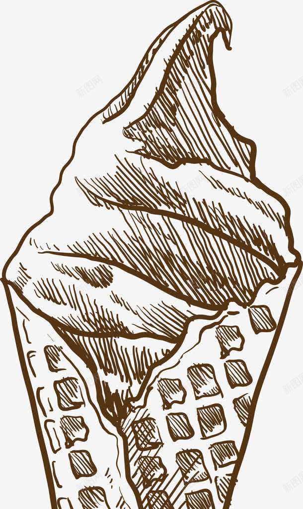 手绘卡通冰淇淋图标png_新图网 https://ixintu.com 冰棒 冰淇凌 冰淇淋简笔画 手绘冰淇凌 手绘雪糕 手绘食物 矢量雪糕 美食 雪糕 雪糕图标 食物