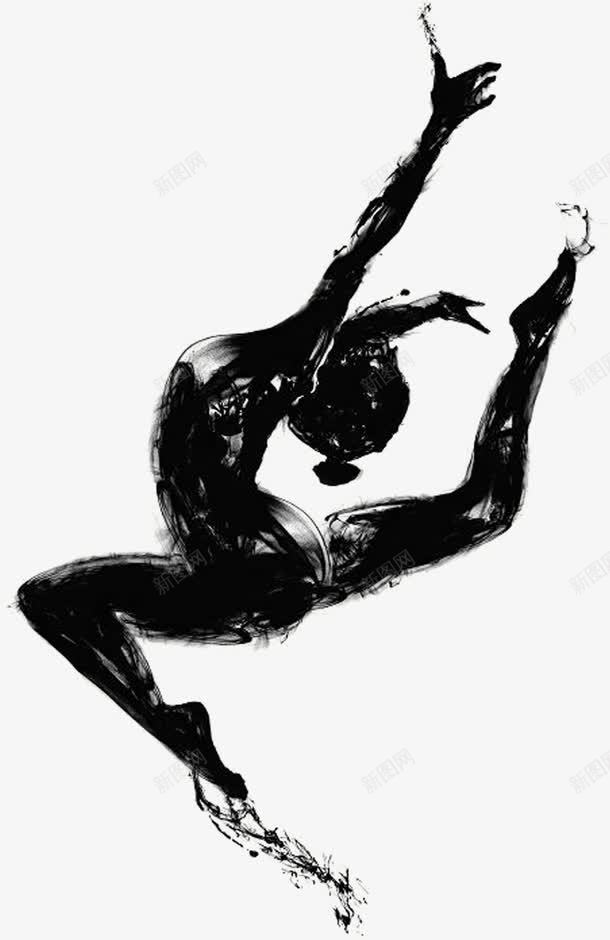 舞者png免抠素材_新图网 https://ixintu.com 优美 素描 舞姿 舞者