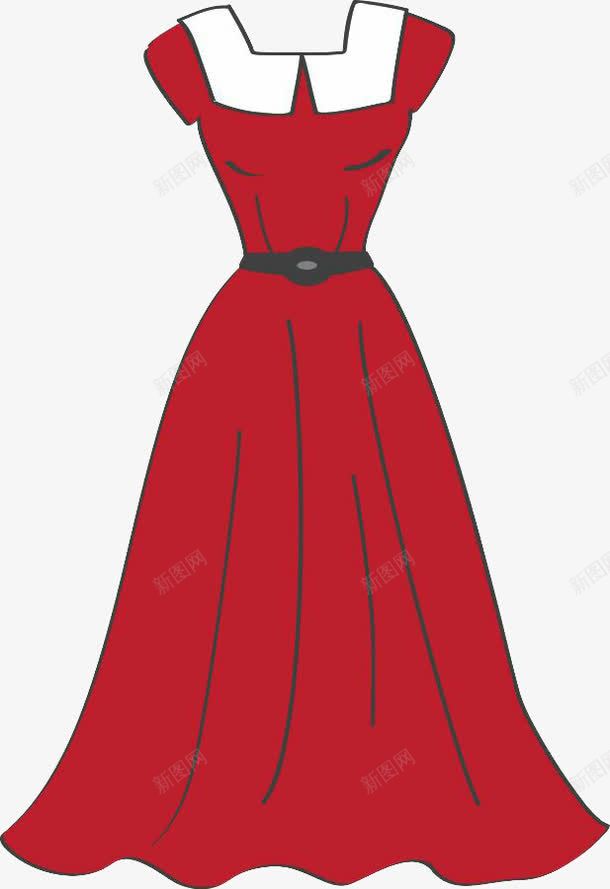 一条红色长裙png免抠素材_新图网 https://ixintu.com 图案设计 红色裙子 红色长裙 裙子