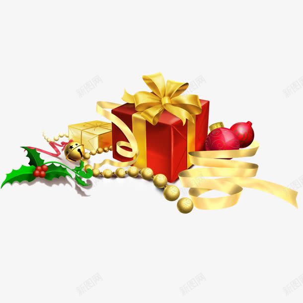 圣诞礼盒png免抠素材_新图网 https://ixintu.com 圣诞礼物 圣诞礼盒 礼盒