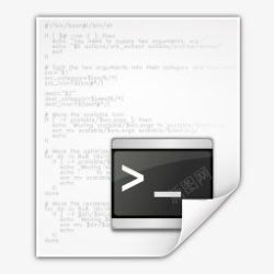 scriptmimetype文本脚本x图标高清图片