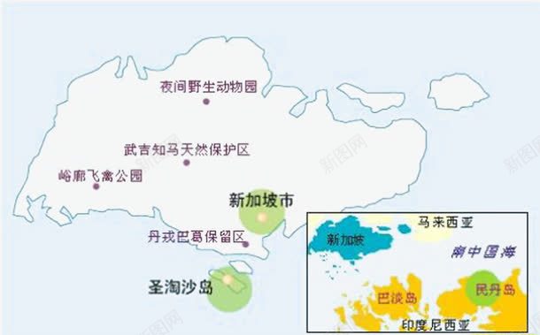 马来西亚png免抠素材_新图网 https://ixintu.com 亚洲地图 保护区 分布 地图 马来西亚