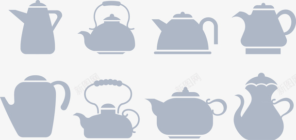 厨具传统茶壶陶瓷矢量图eps免抠素材_新图网 https://ixintu.com 传统 厨具 茶壶 陶瓷 矢量图