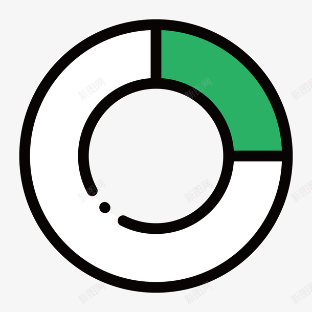 绿色圆圈占比数据分析矢量图ai免抠素材_新图网 https://ixintu.com 分析 占比 卡通插画 圆圈 数据 绿色 矢量图