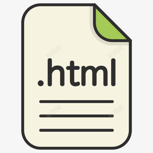 文件延伸文件格式HTML型We图标png_新图网 https://ixintu.com extension file format html type we 型 延伸 文件 格式