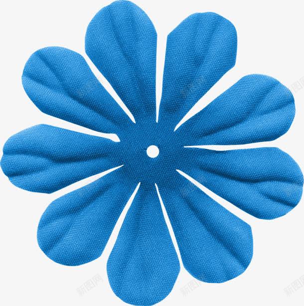 蓝色花朵png免抠素材_新图网 https://ixintu.com 手工花朵 花朵 花瓣