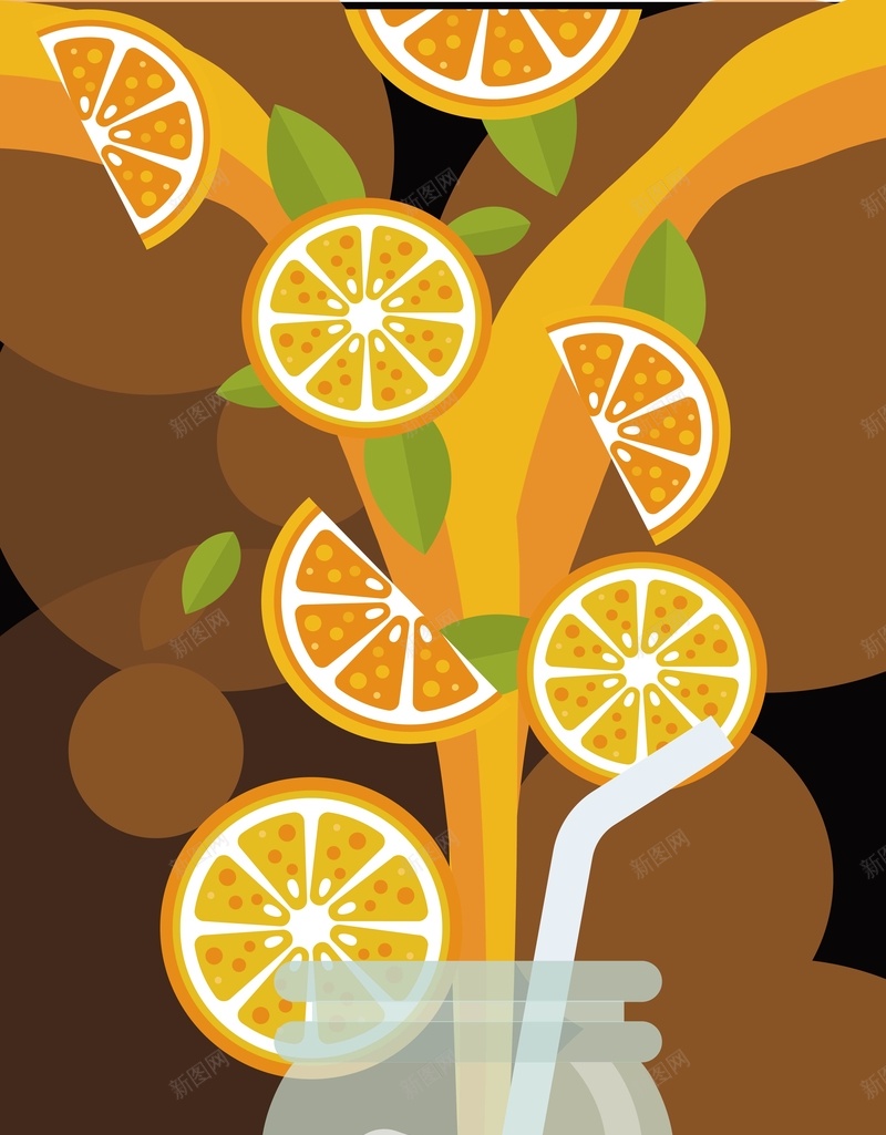 杯子里的橙汁背景矢量图ai设计背景_新图网 https://ixintu.com AI 卡通 吸管 果汁 橙子 橙汁 海报 温暖 瓶子 矢量素材 绿叶 背景 高清背景设计图 矢量图