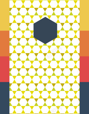 格子纹理多色几何条形封面海报背景矢量图背景