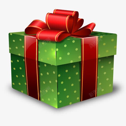 圣诞礼物盒图标png_新图网 https://ixintu.com 图标 圣诞礼物盒