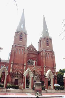 上海天主教堂二素材