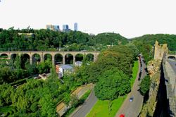 桥元素卢森堡风景高清图片