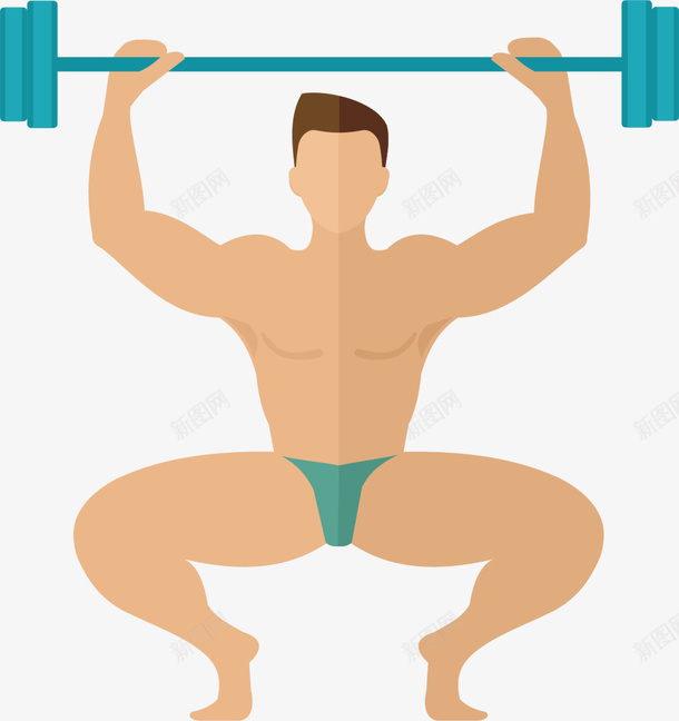 锻炼举重的肌肉猛男png免抠素材_新图网 https://ixintu.com 举哑铃 健壮 健壮身材 健身 威猛男人 男人体 肌肉猛男 锻炼举重