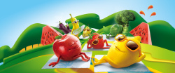 蔬菜网页绿色蔬菜水果背景高清图片
