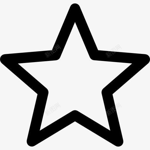 星型最喜欢的图标png_新图网 https://ixintu.com 星 星型图案 星状 星的轮廓 最喜欢的形状