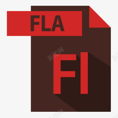 延伸文件格式FLA的延伸Adobevicons图标图标