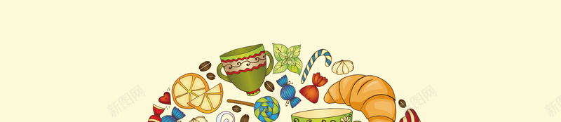 卡通食物海报矢量图ai设计背景_新图网 https://ixintu.com 卡通 手绘 活动 海报 童趣 菜单 食物 矢量图