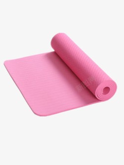 塑料垫粉色瑜伽垫高清图片