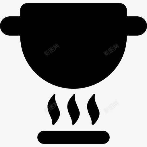 烹饪图标png_新图网 https://ixintu.com 厨具 工具和用具 烹饪锅