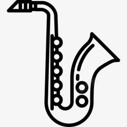 爵士古典Saxophon图标高清图片