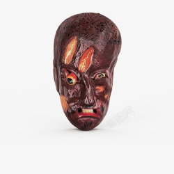 非洲面具非洲面具手工木雕高清图片