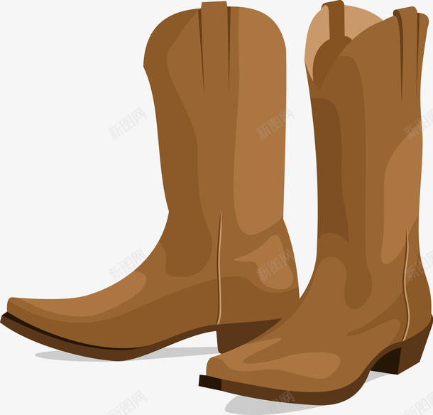 一双褐色的靴子矢量图ai免抠素材_新图网 https://ixintu.com 一双靴子 矢量褐色靴子 矢量靴子 褐色 褐色靴子 靴子 矢量图