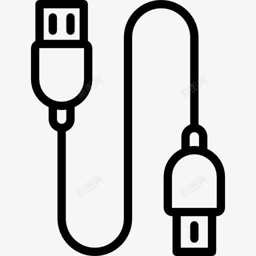 USB电缆图标png_新图网 https://ixintu.com USB 技术 港口 电缆 连接