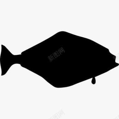 左口鱼鱼形图标图标