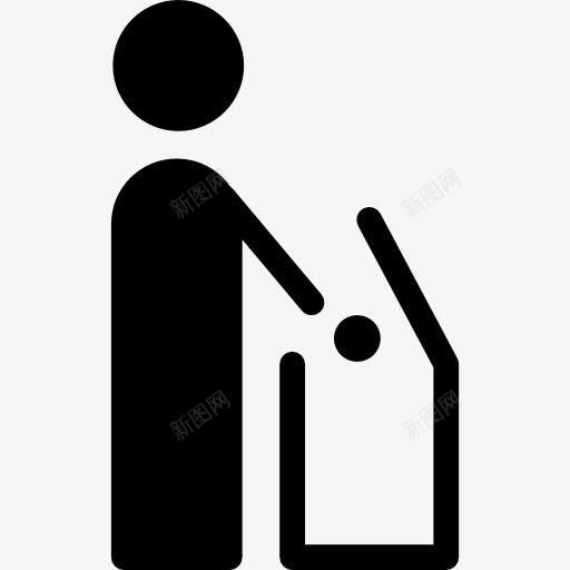 男人的身影投掷在垃圾桶图标png_新图网 https://ixintu.com 垃圾 垃圾桶 扔垃圾 标牌 男人 男人的轮廓