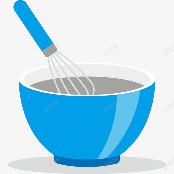 打蛋器和碗png免抠素材_新图网 https://ixintu.com 打蛋器 矢量装饰 蓝色的碗 装饰 装饰画