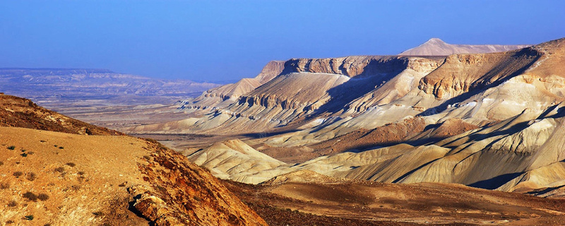 黄昏沙漠峡谷背景背景