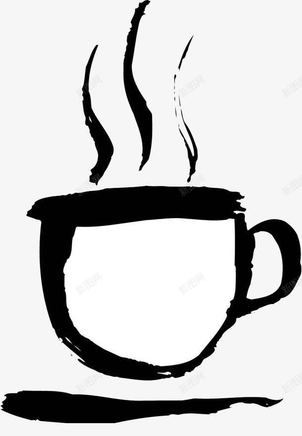 一杯咖啡png免抠素材_新图网 https://ixintu.com 冬季热饮 咖啡 热饮 茶 轮廓