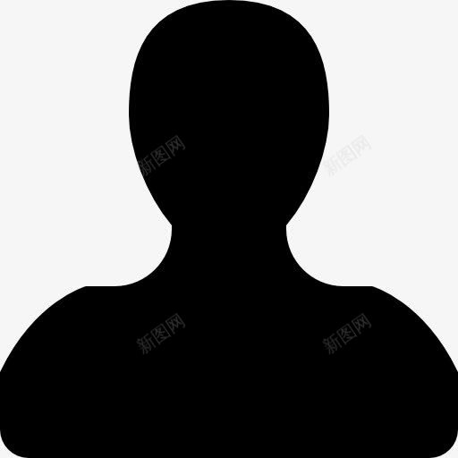 用户男黑色剪影图标png_新图网 https://ixintu.com 人 剪影 形状 男人 界面 黑色