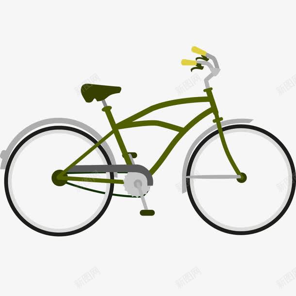 彩色自行车png免抠素材_新图网 https://ixintu.com 上班 交通工具 单车 彩色 手绘卡通自行车 脚踏车 骑行