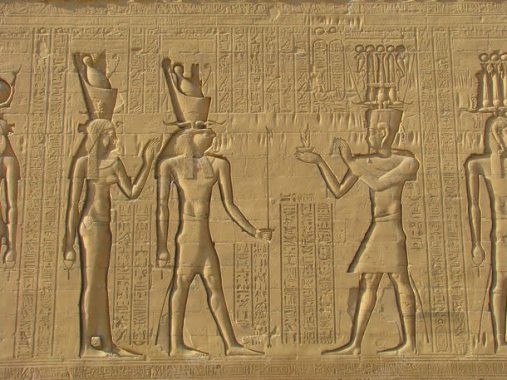 古代埃及石雕背景