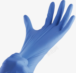医疗高清素材一次性丁腈橡胶手套HD高清图片
