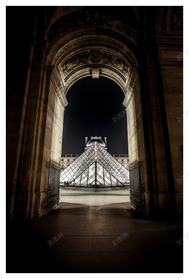 法国卢浮宫内部景观jpg设计背景_新图网 https://ixintu.com 内部 卢浮宫 景观 法国