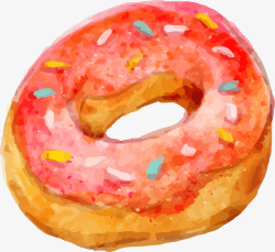 甜甜圈图手绘面包圈高清图片