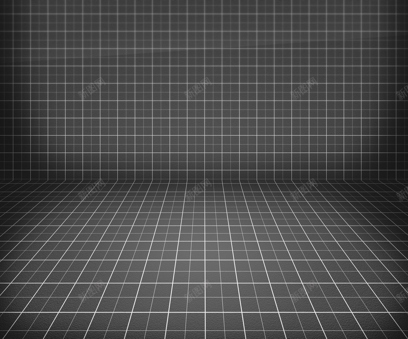 黑色格子墙壁背景jpg设计背景_新图网 https://ixintu.com 地面 墙壁 格子 空间 线条 背景 黑白 黑色