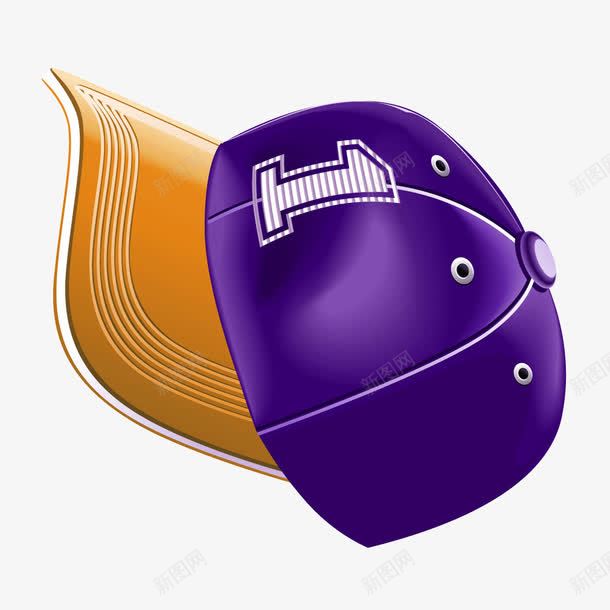 紫色时尚质感棒球帽png免抠素材_新图网 https://ixintu.com 时尚 棒球帽 紫色 质感